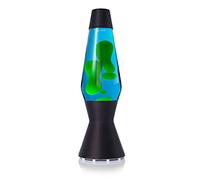 MATHMOS Astro Lava Lamp in Matt Black | UK Inventors of The 1963 Design Classic | Blue & Green Lava Lamps Handmade in Britain to The Highest Safety Standards