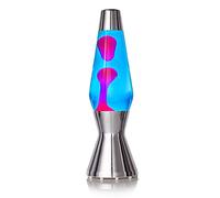 MATHMOS Astro Lava Lamp in Silver | UK Inventors of The 1963 Design Classic | Blue & Pink Lava Lamps Handmade in Britain to The Highest Safety Standards