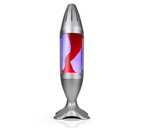 MATHMOS iO Silver Giant Lava Lamp - Violet/red