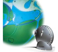 MATHMOS Lava Lamp Projector in Silver - Blue/Green