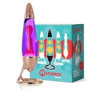MATHMOS Neo Lava Lamp in Copper, Tested Safe for Kids | Violet & Pink Lava Lamps with Lower Running Temperature and Integrated Safety Features | Long-Lasting Lava Lamps Hand-Filled in Britain