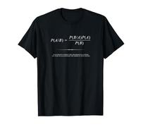 Maths Bayes Theorem Conditional Probability Equation Formula T-Shirt