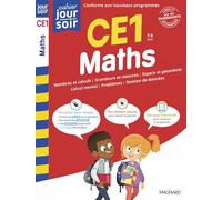 Maths CE1 - Cahier Jour Soir: Conçu et recommandé par les enseignants