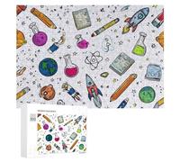 Math's Chemistry Physics Science Formulas Jigsaw Puzzles for Adult Family Activities Games Home Decor Puzzle 300 PCS