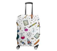 Math's Chemistry Physics Science Formulas Travel Luggage Cover Washable Anti-Scratch Baggage Suitcase Protector L