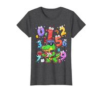 Maths Costume with Number On Kids Maths Ideas & Number T-Shirt, Women, Dark Heather Grey, Medium