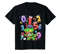 Maths Costume with Number On Kids Maths Ideas & Number T-Shirt, Youth, Black, Medium