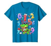 Maths Costume with Number On Kids Maths Ideas & Number T-Shirt, Youth, Sapphire Blue, Large