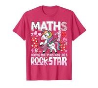 Maths Day Costume Idea For Girls & Numbers Maths Rockstar T-Shirt