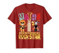Maths Day Outfit Idea Kids With Number 2 & Maths Rockstar T-Shirt