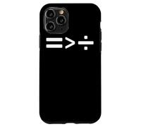 Maths Equals Sign is Greater than Divide Social Equality Case for iPhone 11 Pro