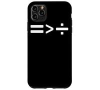 Maths Equals Sign is Greater than Divide Social Equality Case for iPhone 11 Pro Max