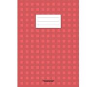 Maths Exercice Book Squared A4 5 mm: 0.5 cm Squares Quad Grid Ruled Paper Notebook for Mathematics Science Students, 80 Pages - Red Cover