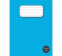 Maths Exercise Book: 1 cm Squared Graph Paper A4 Pad | 10 mm Grid Paper Notebook For Mathematics (Maths), Graphs & Science