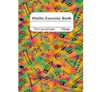 Maths Exercise Book: This notebook is a fun choice if you are looking for a checked notebook for math, note writing, sketching, writing ideas or even keeping a personal journal.
