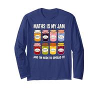 Maths is My Jam | Algebra College Teacher Appreciation Long Sleeve T-Shirt