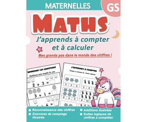 Maths Maternelles GS : J'apprends à compter et à calculer | Mes grands pas dans le monde des chiffres ! Reconnaissance des chiffres, Exercices de ... suites logiques de chiffres à compléter