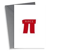 maths mince pi Christmas Card 10536