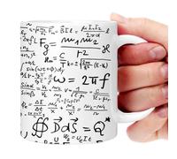 Maths Mug | Famous Math Formula Coffee Mug - Fun, Sarcastic, Motivational, Inspirational Cup for Employees, Friends, Teachers