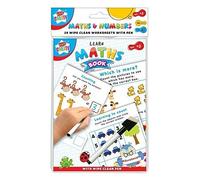Maths & Numbers Book 20 Wipe-Clean Learning Worksheets with Pen