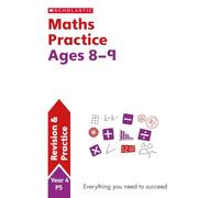 Maths practice book for ages 8-9 (Year 4). Perfect for Home Learning. (100 Practice Activities)