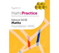 Maths Practice Edexcel GCSE Maths Foundation 1MA1 latest specification - Course textbook by PG Online KS4 Math Exam Exam Pass Complete Guide Examination Board