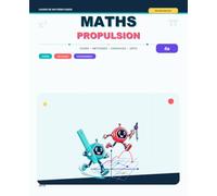 Maths Propulsion 4e: Cahier de mathématiques 2026-2027 avec cours, méthodes, plus de 450 exercices, défis, bilans, formulaire et suivi de progression