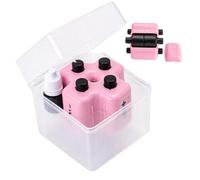 Maths Roller Stamp, Magic Stamp Maths Tool, Four-in-One Mathematical Stamp Set, Educational Learning Aid for School and Home Use, Compact 9x9x9 cm Pink Design