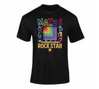 Maths T Shirt Kids - VE Day Boys Girls Top, Number Day School Outfit, Multiplication Square Numbers Idea for Children Black 12-13 Years Style 8