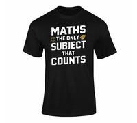 Maths T Shirt Kids - VE Day Boys Girls Top, Number Day School Outfit, Multiplication Square Numbers Idea for Children Black 5-6 Years Style 3