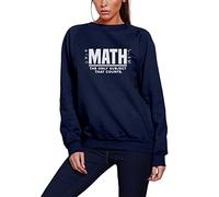 Maths, the only Subject that Counts - Youth & Womens Sweatshirt - Number Day 2025 School Maths Day Teacher Professor Student Numeracy Day Mathematics Lover L Navy
