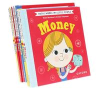 Maths Words for Little People 6 Book Set Shapes, Sorting, Counting, Sums, Time, Money