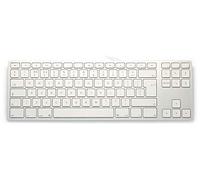 Matias UK Wired Aluminum Tenkeyless Keyboard for Mac Silver