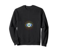 Matiasma Evil Eye Symbol in Greek Sweatshirt