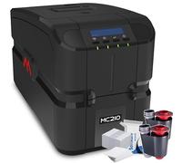 Matica MC210 Dual Sided ID Card Printer, Badge Printer with Free Software and 2 Ribbons, Best Robust, reliable ID card printing for all environments.