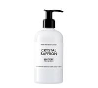 Matiere Premiere Crystal Saffron Hand and Body Lotion 300 ml, Hand and Body Lotion, Easily Absorbed, Leaves the Skin Satin Soft and Scented, 300ml