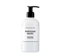 Matiere Premiere Parisian Musc Hand and Body Lotion 300ml, Hand and Body Lotion, Easily Absorbed, Leaves Skin Soft, Scented, Vegetal and Musky Notes