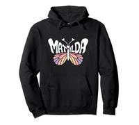 Matilda Butterfly - Personalized Cute Name Word Art Pullover Hoodie