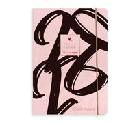 Matilda Moo 2026 A5 Week to View Diary - Unique Layout - Durable Card Covers - Personalised Version - Pink