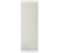 MATILDA Scandi Modern High Pile Area Rug Livabliss Cream 140cm x 200cm