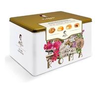 Matilde Italian Biscuit Verona Assortment Tin, 907g, Creme Pastries Biscuits Gift Tin Set for Christmas, New Year Parties - Cookies Made with Milk, Chocolate, Coffee