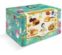Matilde Vicenzi Italian Biscuit Assortment 907g | Assorted Italian Pastries, Cream-Filled Puff Biscuits and Traditional Sweet Treats | Gift Tin for Sharing and Gifting
