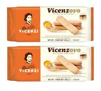 Matilde Vicenzi Vicenzovo Italian Savoiardi Ladyfinger Tiramisu Dessert Biscuits Cookies 200g (Pack of 2)