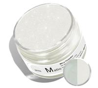 Matio White Mica Powder for Epoxy Resin, 1.8oz/ 50g Pearlescent Effect Mica Powder Natural Color Pigment for Soap Making, Bath Bomb, Candle Dye, Resin Craft, Paint, Nails Art, Jewelry, Slime Pigment