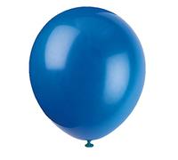 Matissa 100 pcs 12" (30CM) Balloons Pearlised Latex Air or Helium Wedding Birthday Christmas Party Decoration Available in 14 colours (Royal Blue)