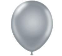Matissa 5 pcs 36" (90 CM) Extra Large Balloons Giant big Pearlised Latex Air or Helium Wedding Birthday Christmas Party Decoration (Silver)