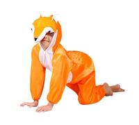 Matissa Kids Animal Costume for Boys Girls Unisex Fancy Dress Party Outfit Cosplay (S (for Kids 31.5" - 35.5" tall) Fox)