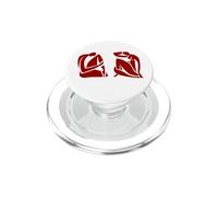 Matisse Abstract Couple Red - Modern Minimalist PopSockets PopGrip for MagSafe