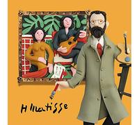Matisse, an art themed greetings card from Erica Sturla's Artist at Work range, 150mm square and blank inside for your message