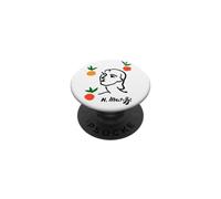 Matisse Summer Citrus Fruit Drawing Cut-Out Artwork PopSockets Adhesive PopGrip